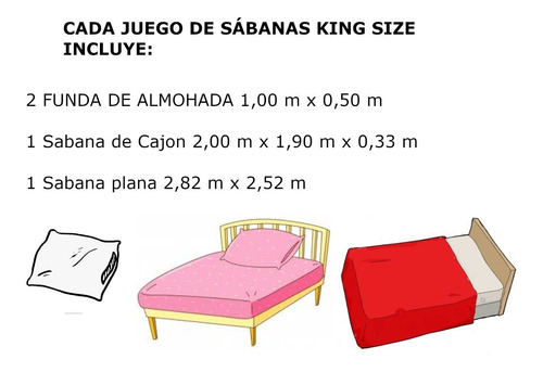 Sábanas King Size Sábanas Ligeras Juveniles Vianney Nuevo