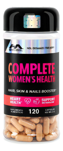 Women's Health Antioxidante Piel Uñas Y Cabello Radiante Ha® Sabor Sin Sabor