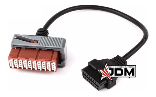 Ficha Adaptador Peugeot 30 Pin A Obd2 16 Pines 