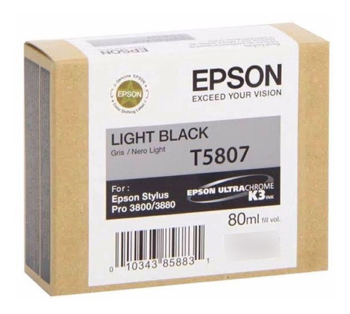 Tinta Epson Stylus Pro 3800 Negro Light T580700