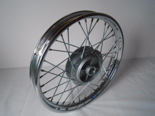 Roda Traseira Ybr 125 Montada E Alinhada Raios Cromados 4mm