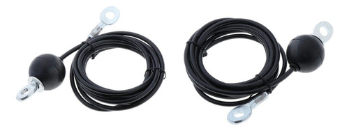 2x Cable De Alambre De Acero, Equipo De Gimnasio, Polea,