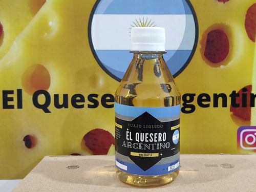 Cuajo Liquido Vacuno X 300 Cc El Quesero Argentino Quesos