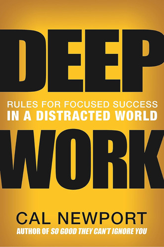 Libro Deep Work Tapa Dura En Ingles