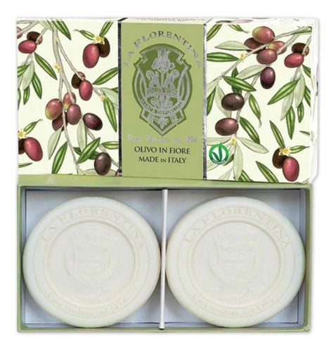 Olive Flowers Sabonete La Florentina 2 Unidades 115g
