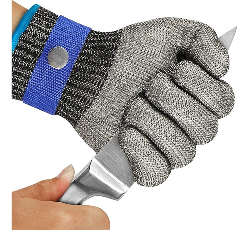 Guantes Resistentes Al Corte Acero Inoxidable Carnicero Caza