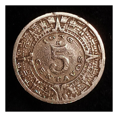 México 5 Centavos 1936 Muy Bueno Km 423