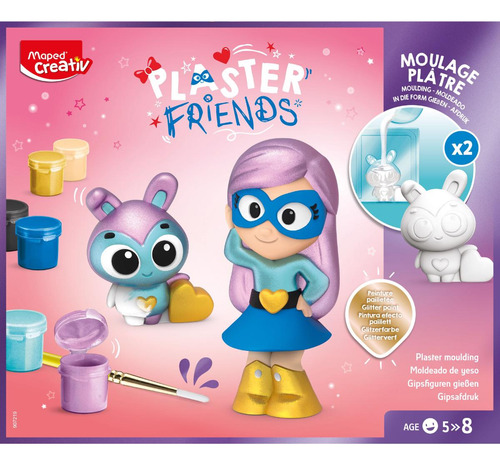 Maped Creativ - Plaster Friends Super Girl Blanco