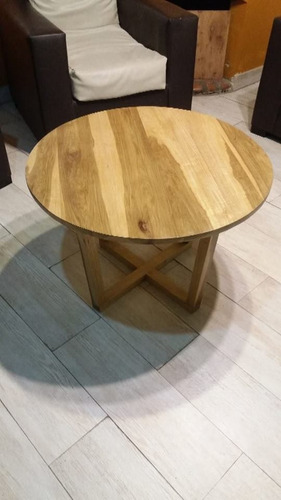 Mesa Ratona Petiribi Circular Madera Diseño