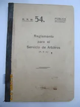 Comprar Reglamento  Servicio De Arbritos Ejercito Argentino 1945