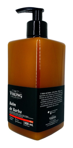 Balm De Barba Viking Terra Linha Profissional 500ml