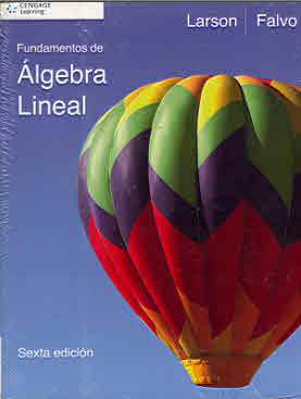 Libro Fundamentos De Algebra Lineal 6'ed De Larson Cengage L