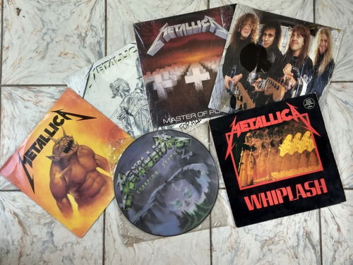 Colección De Vinilos De Metallica Originales