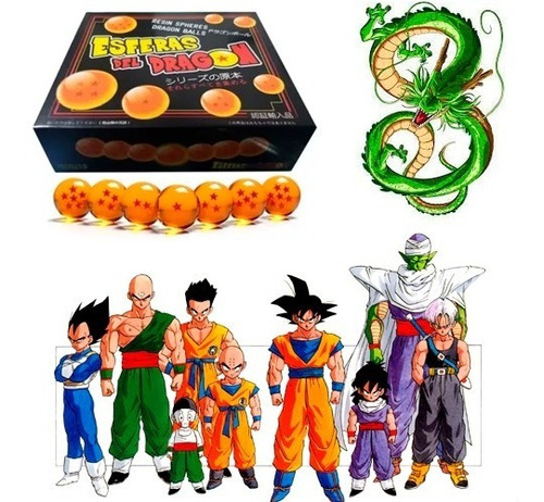 Esferas Dragon 7 Dragon Ball Estuche Exhibidor 