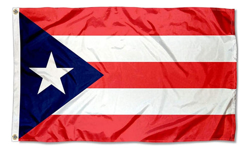 Bandera De La Commonwealth Of Puerto Rico De 3 X 5 Pies