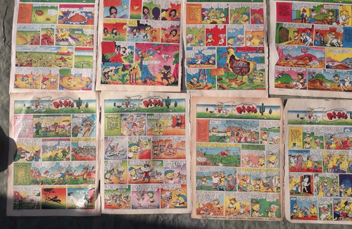 Lote X 15 Clipping De Revista Anteojito Aventuras Pi Pio Ant (Usado)