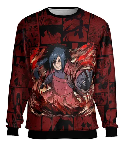 Moletom Blusa Madara Edo Tensei Akatsuki Anime Gc Ref0003