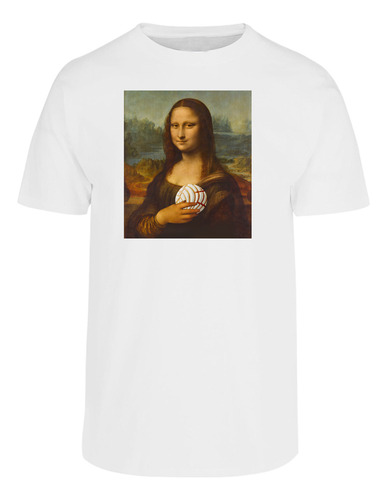 Playera Estampada Mona Lisa Pan Dulce Amante Pan Regalo Mex