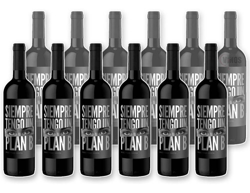 Vino Plan B Blend Black 750ml Caja X12 Unidades