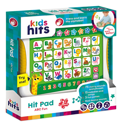 Kids Hits - Tablet Abc Divertido - Kh01/003