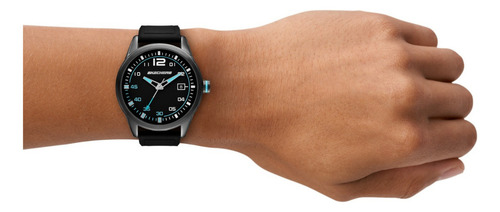 Reloj Hombre Skechers Sr5236 De Silicona Negro