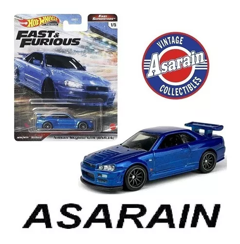 Nissan Skyline Velozes Furiosos Fast Furious Hot Wheels 1/64 no Shoptime