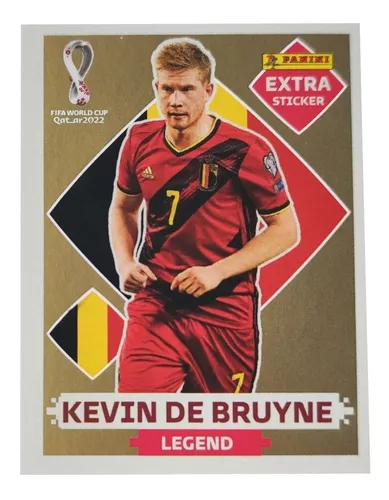 KEVIN DE BRUYNE OURO (Gold) - EXTRA LEGEND (Bélgica) - Figurinha