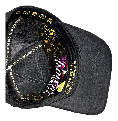 Vago Style Luxury Gorra Artesanal Ng Gamuza Visera Curva