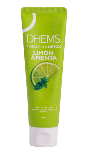 Mascarilla Detox Dhems Limon Menta X 75ml