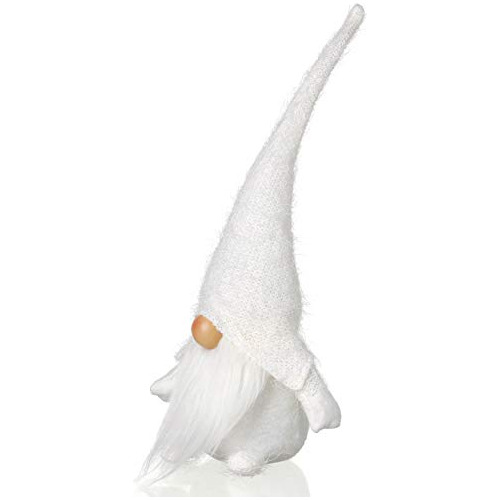 Gnomo De Navidad Blanco De Nieve Hecho Mano De Suecia, ...