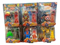Comprar Juego Patineta + Muñeco X6 Fiestas Piñateria Niños Colección