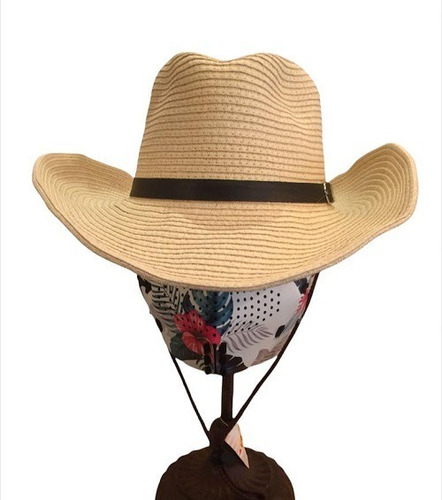 Sombrero Cowboy De Paja Mone Capelina Viscera Gorro Piluso