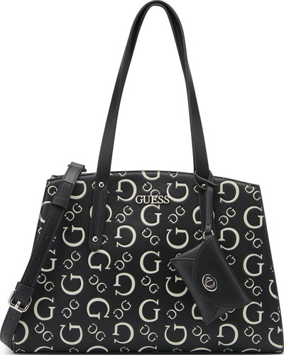 Bolsa Satchel Para Mujer Logo Estampado Factory Guess
