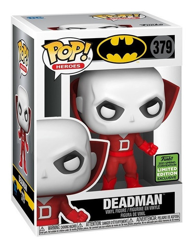 Funko Heroes Dc Deadman #379 Limited Edition Exclusive 2021