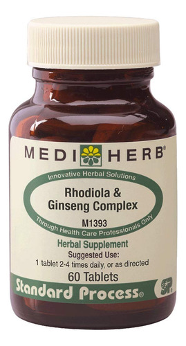 Mediherb - Rhodiola & Ginseng Complex 60 Tabletas