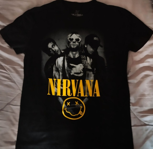 Nirvana Franela Dama Rock Algodón Importado Talla L