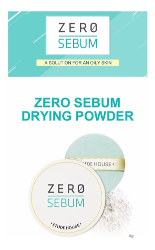 Wkm Etude House Dryting Powder Zero Sebum 100% Coreano