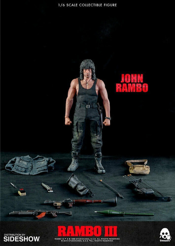 Threezero John Rambo 1:6 Scale Action Figure