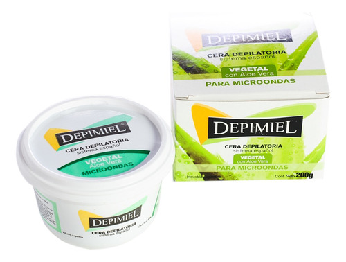 Depimiel Cera Depilatoria Vegetal Aloe Sistema Español X200g