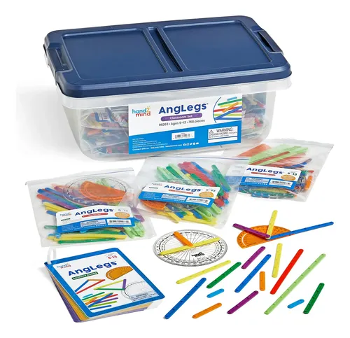Geometry Manipulatives Hand2mind Anglegs Classroom Set | MercadoLibre