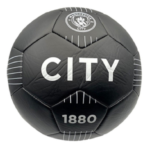 Pelota De Futbol Nº5 Oficial Manchester City Original Black