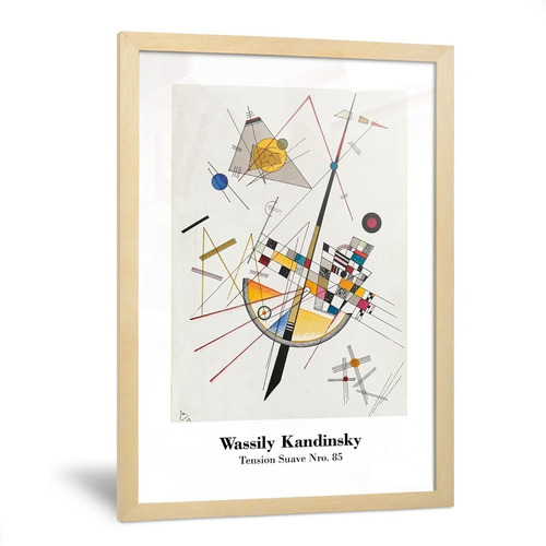 Cuadros Kandinsky Abstractos Tensión Suave Para Colgar 20x30