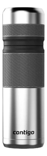 Termo Contigo Mate De 739ml Acero Inox Thermalock Sin Bpa Color Gris