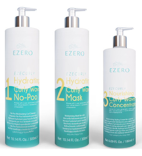 Ezero Productos Para El Cabello Rizado Para Mujeres Con Cham