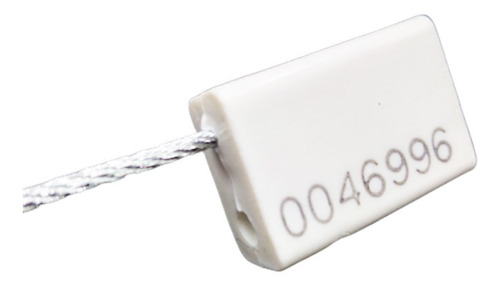 Imagen 2 de 10 de Precinto Metalico Con Cable Acero Nifty Lock X100u Dw!