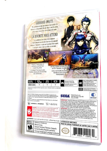 Shin Megami Tensei V 5 Nintendo Switch (Reacondicionado)