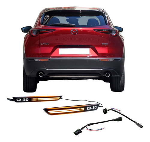 Reflector Led Antiniebla Mazda Cx-30 Plug&play 2020 Al 2023