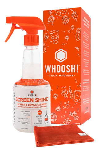 Limpiador De Pantallas Whoosh Pro 500 Ml Version Corporativa