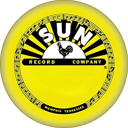 Discos De Sol  Clasico Gallo Amarillo Etiqueta De Logotipo 