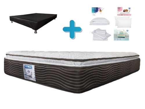Colchon Restonic King Size+box+almohadas+sábanas+protector